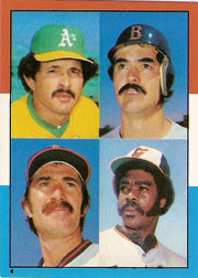 1982 Topps Baseball Stickers     004      AL HR:Tony Armas#{Bobby Grich#{Dwight Evans#{Eddie Murray